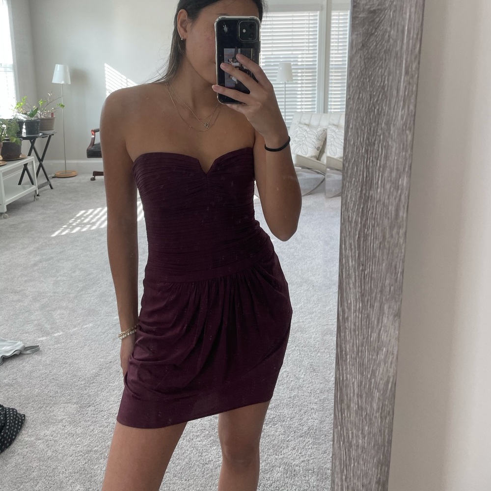 BCBG strapless dress